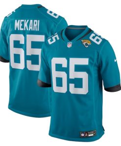 Patrick Mekari Jacksonville Jaguars Nike Team Game Jersey -  Teal