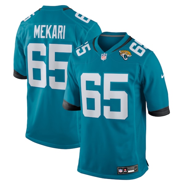 Patrick Mekari Jacksonville Jaguars Nike Team Game Jersey - Teal