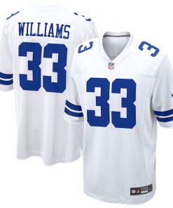 Javonte Williams Dallas Cowboys Nike Game Jersey - White