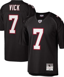 Michael Vick Atlanta Falcons 2002 Retired Player Replica Jersey - Black