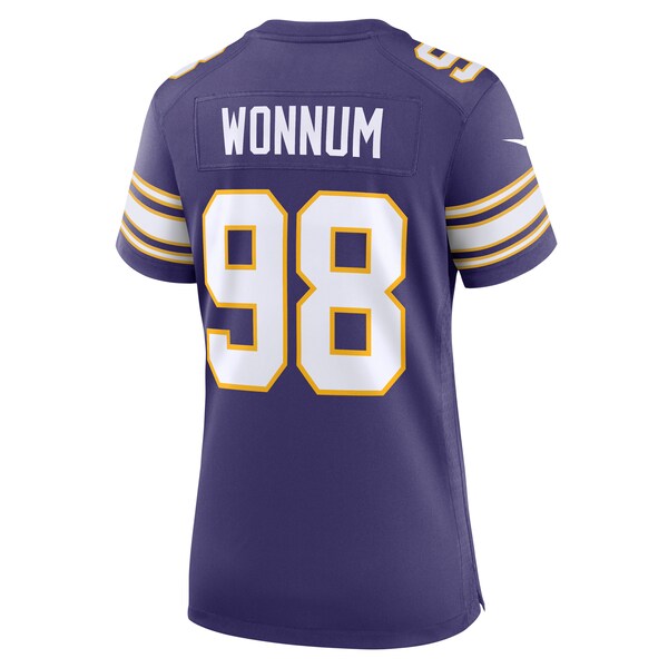 D.J. Wonnum Minnesota Vikings Nike Women's Classic Player Game Jersey - Purple - Image 3