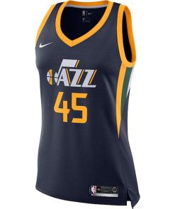 Alternative view of Donovan Mitchell Utah Jazz Nike Women's Swingman Jersey - Icon Edition - Navy