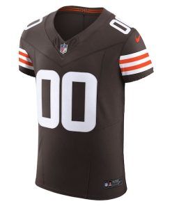 Alternative view of Cleveland Browns Nike Vapor F.U.S.E. Elite Custom Jersey - Brown