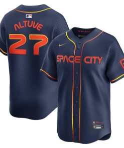 Jose Altuve Houston Astros Nike City Connect Limited Player Jersey - Navy