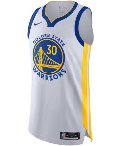 Alternative view of Stephen Curry Golden State Warriors Nike Authentic Jersey - Association Edition - White