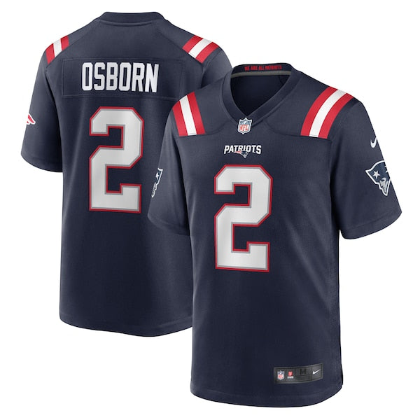 K.J. Osborn New England Patriots Nike Game Jersey - Navy