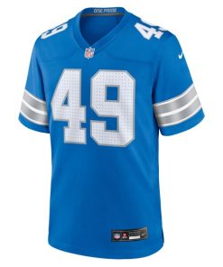 Alternative view of Hogan Hatten Detroit Lions Nike Game Jersey -  Blue