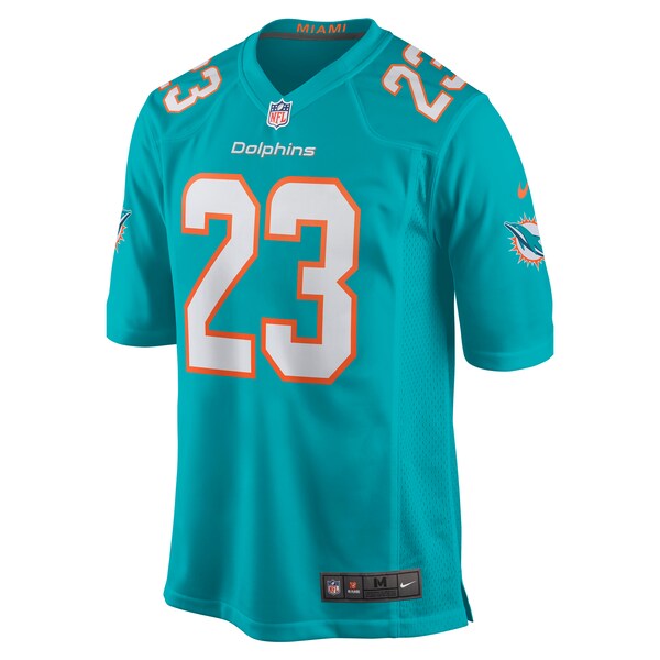 Jeff Wilson Jr. Miami Dolphins Nike Game Player Jersey - Aqua - Image 2