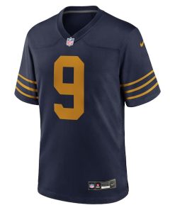Alternative view of Christian Watson Green Bay Packers Nike The 1923 Classic Game Jersey - Navy