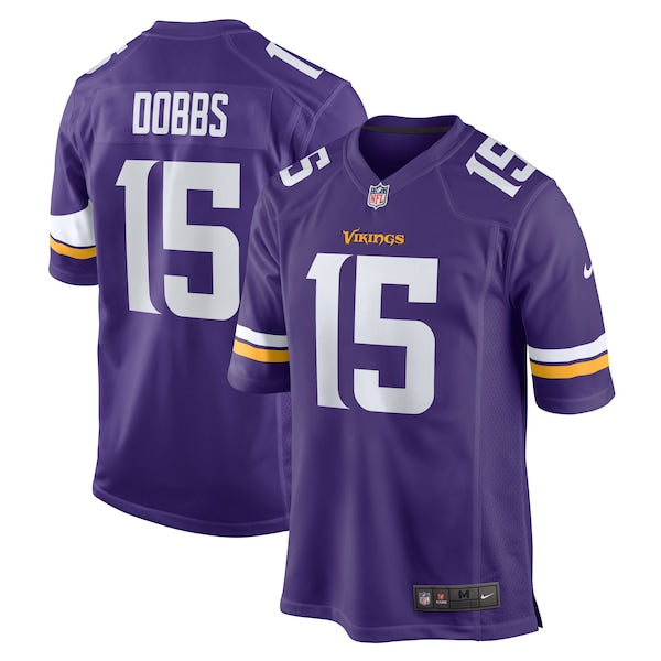 Joshua Dobbs Minnesota Vikings Nike Game Jersey - Purple