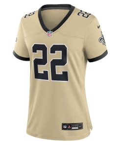 Alternative view of Rashid Shaheed New Orleans Saints Nike Women's Alternate Game Player Jersey - Gold