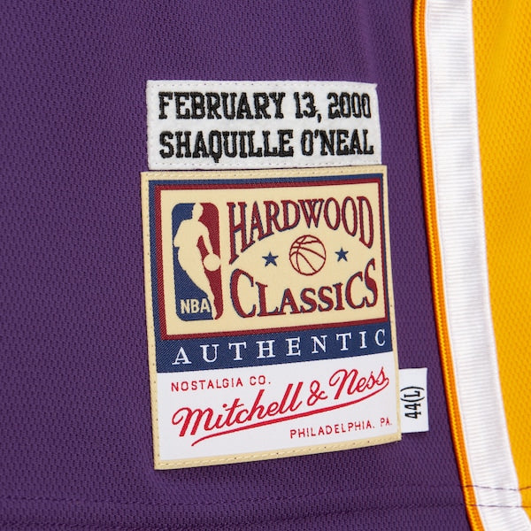 Shaquille O'Neal Los Angeles Lakers 2000 NBA All-Star Game Authentic Jersey - Purple - Image 6