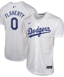 Jack Flaherty Los Angeles Dodgers Nike Youth Home Player Game Jersey - White
