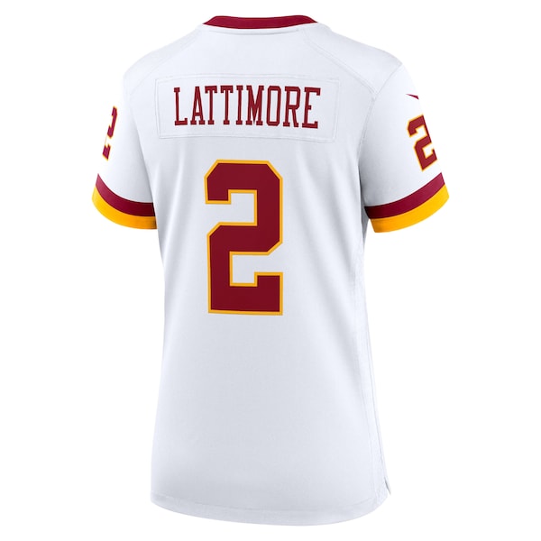 Marshon Lattimore Washington Commanders Nike Women's Game Super Bowl Era Jersey - White - Image 3