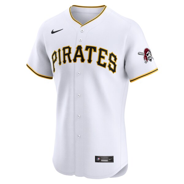 Pittsburgh Pirates Nike Home Elite Jersey - White - Image 2