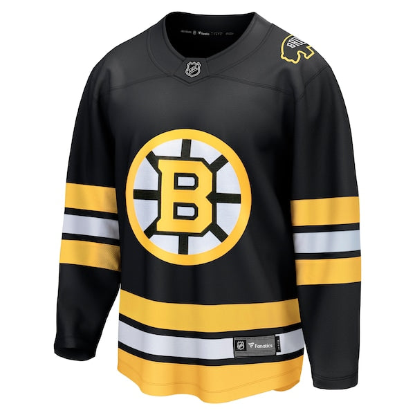 Boston Bruins Anniversary Home Breakaway Jersey - Black - Image 2
