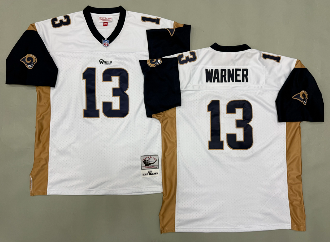 Kurt Warner St. Louis Rams Authentic Throwback Retired Player Jersey