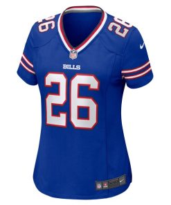 Alternative view of Ty Johnson Buffalo Bills Nike Women's Team Game Jersey -  Royal