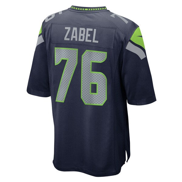 Grey Zabel Seattle Seahawks Nike Team Game Jersey - College Navy - Image 3