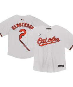 Gunnar Henderson Baltimore Orioles Nike Toddler Game Jersey - White