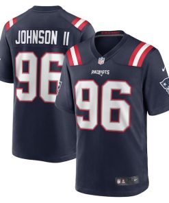 Eric Johnson II New England Patriots Nike  Game Jersey -  Navy