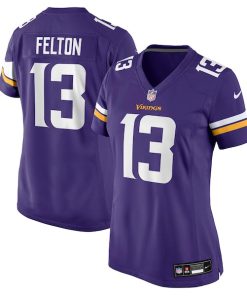 Tai Felton Minnesota Vikings Nike Women's Team Game Jersey -  Purple