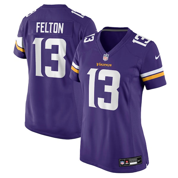 Tai Felton Minnesota Vikings Nike Women's Team Game Jersey - Purple