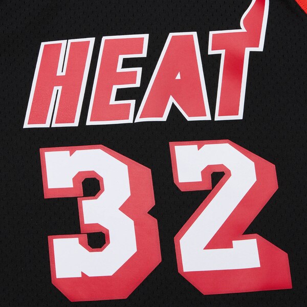 Harold Miner Miami Heat 1992/93 Hardwood Classics Swingman Throwback Jersey - Black - Image 5
