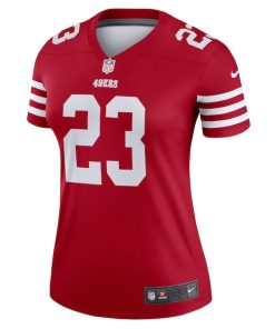 Alternative view of Christian McCaffrey San Francisco 49ers Nike Women's Legend Jersey - Scarlet