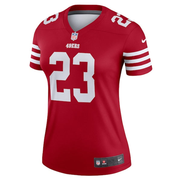 Christian McCaffrey San Francisco 49ers Nike Women's Legend Jersey - Scarlet - Image 2