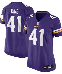 Kobe King Minnesota Vikings Nike Women's Team Game Jersey -  Purple