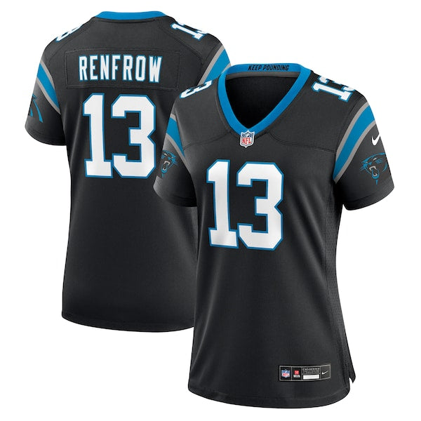 Hunter Renfrow Carolina Panthers Nike Women's Team Game Jersey - Black