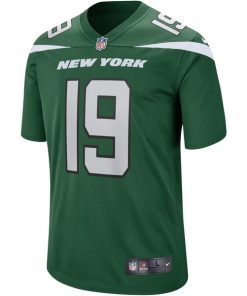 Alternative view of Keyshawn Johnson New York Jets Nike Game Retired Player Jersey - Gotham Green