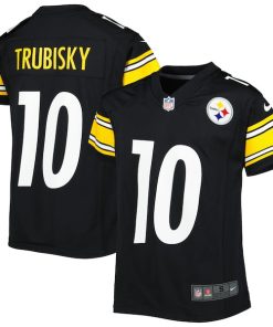 Mitchell Trubisky Pittsburgh Steelers Nike Youth Game Jersey - Black
