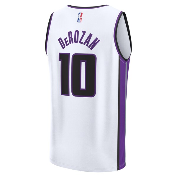 DeMar DeRozan Sacramento Kings Youth Fast Break Replica Player Jersey - Association Edition - White - Image 3
