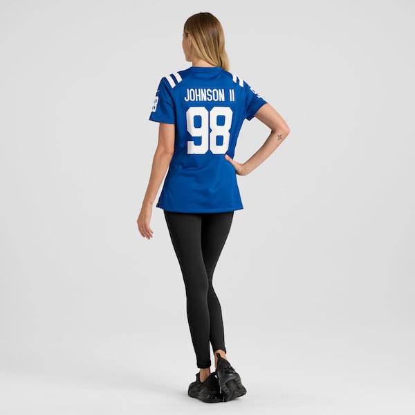 Eric Johnson II Indianapolis Colts Nike Women's Team Game Jersey - Royal - Image 6