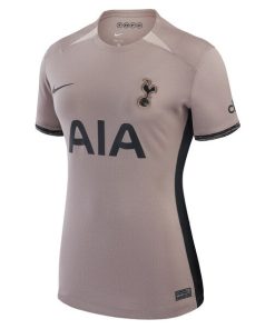 Alternative view of Tottenham Hotspur Nike Women's 2023/24 Third Stadium Replica Jersey?¨C Tan