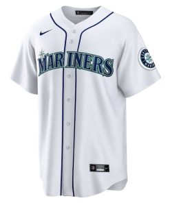 Alternative view of Felix Hernandez Seattle Mariners Nike 2023 Hall of Fame Home Replica Player Jersey - White