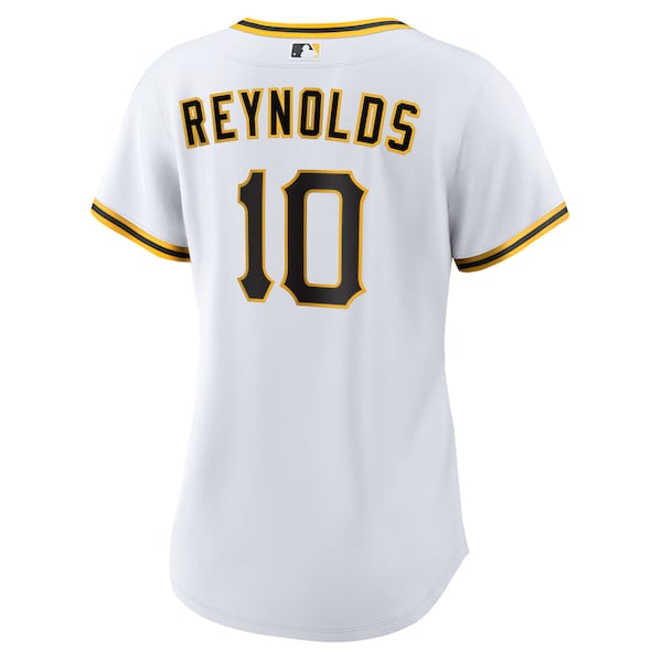 Bryan Reynolds Pittsburgh Pirates Nike Women's Home Replica Jersey - White - Image 3