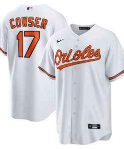 Colton Cowser Baltimore Orioles Nike Home Replica Jersey - White