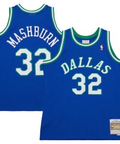 Jamal Mashburn Dallas Mavericks 2001/02 Hardwood Classics Swingman Jersey - Blue