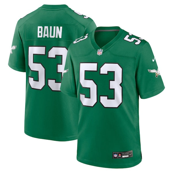 Zack Baun Philadelphia Eagles Nike Alternate Game Jersey - Kelly Green/Green