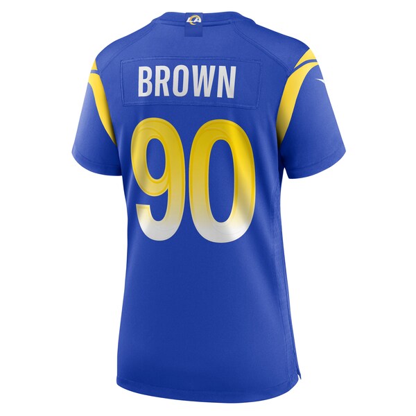 Earnest Brown IV Los Angeles Rams Nike Women's Team Game Jersey - Royal - Image 3