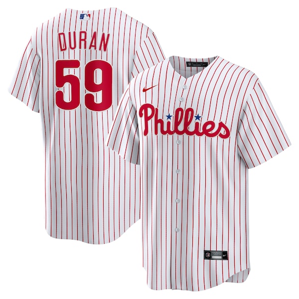 Jhoan Duran Philadelphia Phillies Nike Youth Home Replica Jersey - White