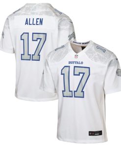 Josh Allen Buffalo Bills Nike Youth 2025 Rivalries Collection Game Jersey - White