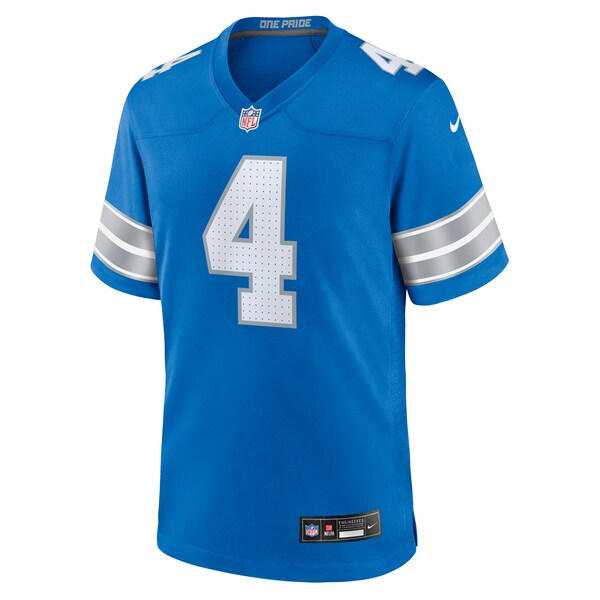 Emmanuel Moseley Detroit Lions Nike Team Game Jersey - Blue - Image 3