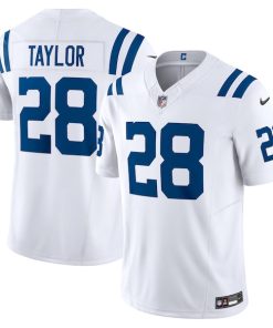 Jonathan Taylor Indianapolis Colts Nike Youth Vapor F.U.S.E. Limited Jersey - White/Blue/Royal