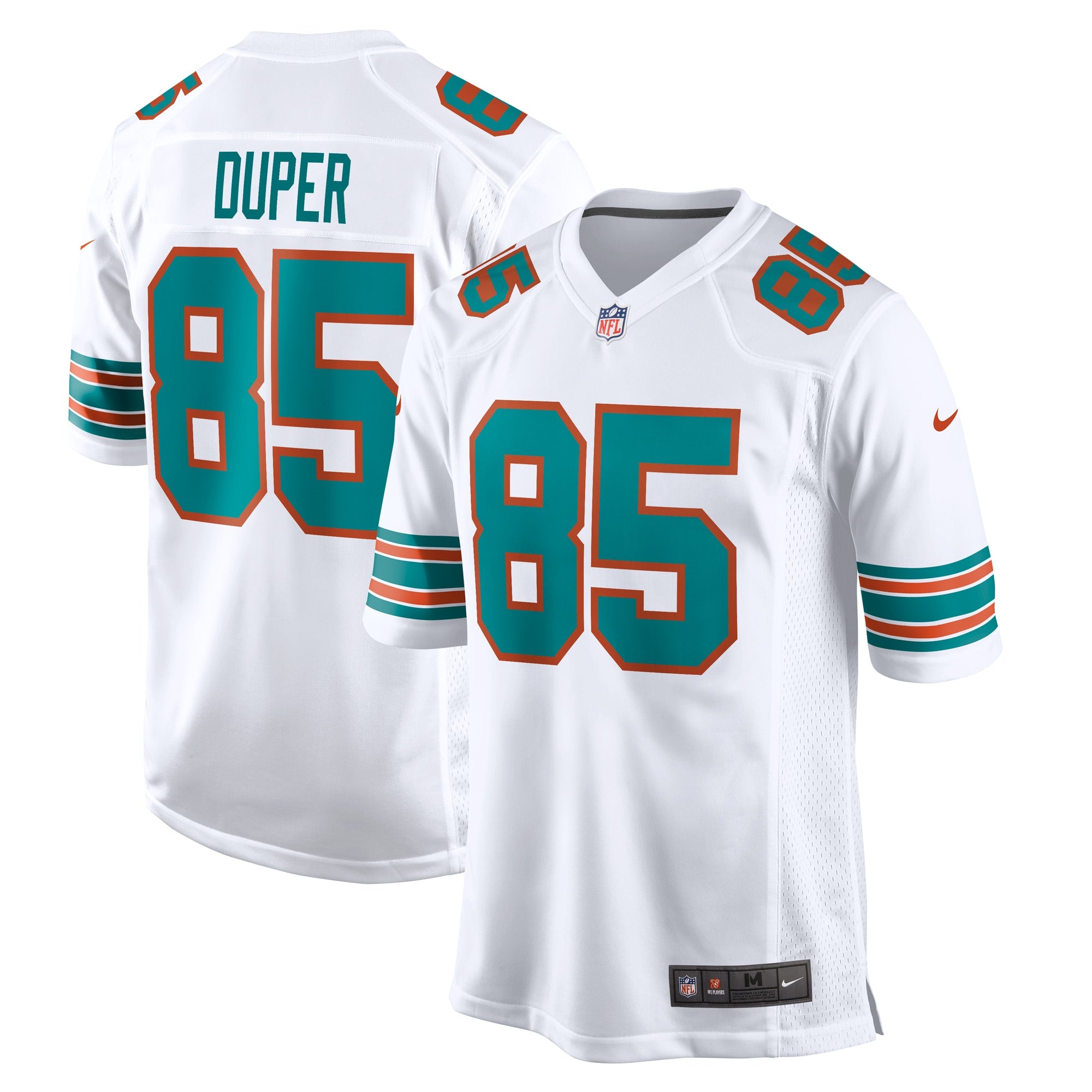 Mark Duper Miami Dolphins Nike Retired Player Jersey - Aqua/White - Image 6