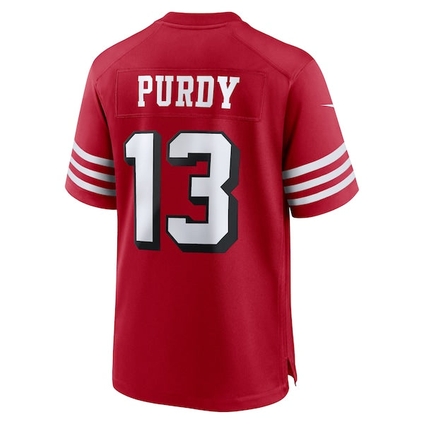 Brock Purdy San Francisco 49ers Nike Alternate Game Player Jersey - Scarlet - Image 4