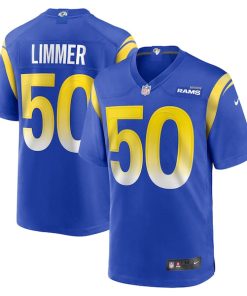 Beaux Limmer Los Angeles Rams Nike Team Game Jersey -  Royal